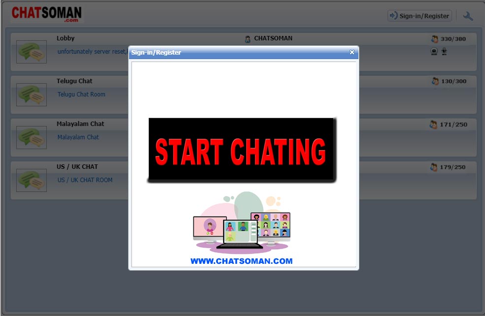Without registration online free rooms chat Chatogo